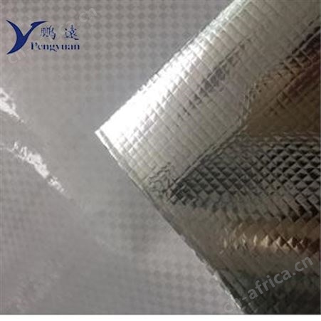 浙江鹏远 铝箔PET镀铝编织布复合膜机械包装防潮材料