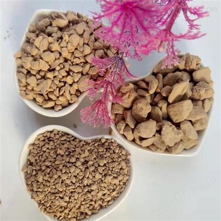 乾富供应园艺硅藻土颗粒 多肉铺面黄色硅藻土颗粒