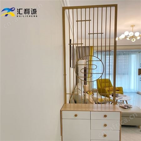 酒店大型轻奢屏风 商业屏风隔断批发佛山定制
