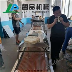 自动单饼设备生产商 智能计数鲁品烙饼机器 300双排烙馍机双面碎花