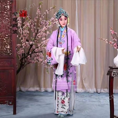 京剧越剧黄梅戏青衣水袖花旦演出服戏曲服
