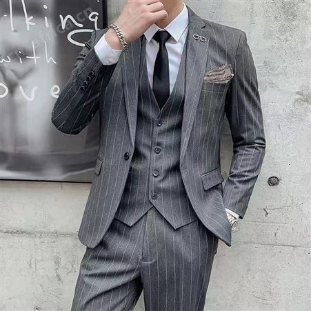 男士西服套装结婚主持面试礼服租赁私人订制