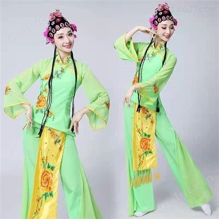 桃李杯春闺梦舞蹈演出服承认古典舞民族扇子舞花旦戏曲演出服