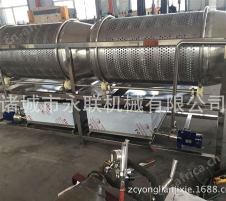 永联外袋清洗机  真空包装袋油污清洗机 滚筒式洗袋机