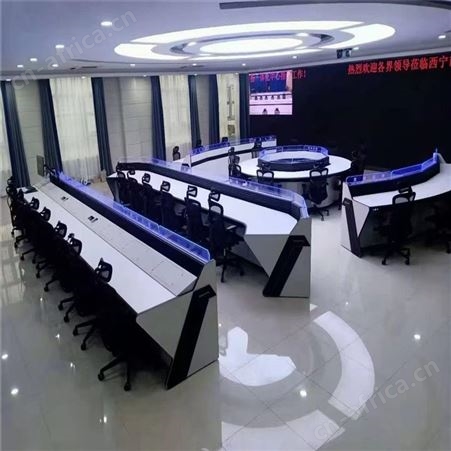 监控台 机控制台带抽屉操作台 多媒体电脑指挥调度平台