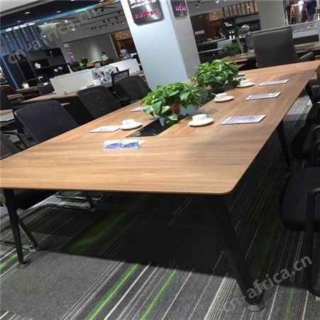 会议长条桌 木质长条桌 大办公会议桌椅厂家 旭峰家具 现货供应