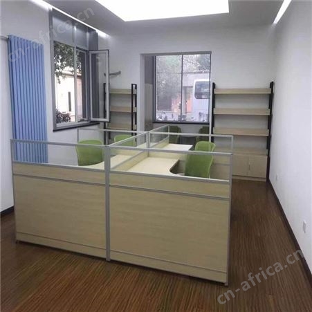 现代简约办公桌椅组合 四人位六人位组合办公桌椅 旭峰家具 上门定制