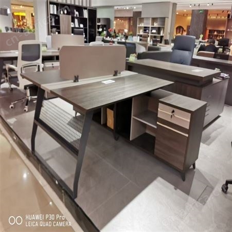 员工办公桌椅组合 办公桌电脑桌定制厂家 旭峰家具 定制办公桌 