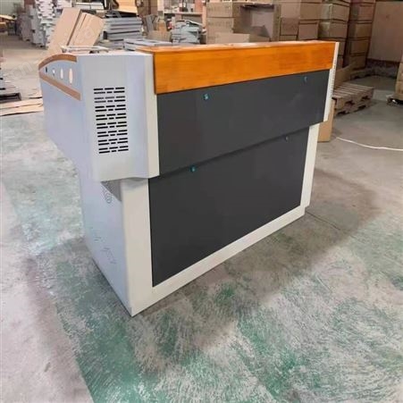 多功能教师讲桌 定制多媒体金属讲台 中控室中控台 旭峰家具 现货供应