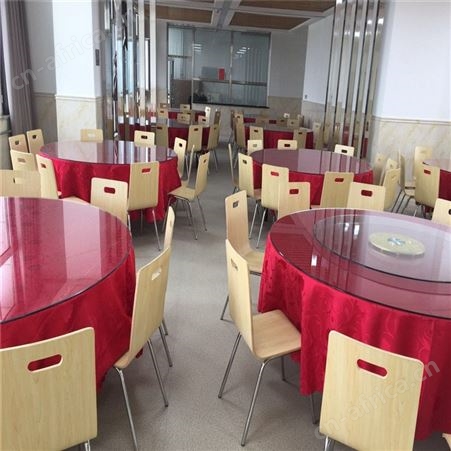 食堂餐厅橡木餐桌椅组合 实木餐桌椅组合 定制各种尺寸餐桌椅厂家 旭峰家具 现货供应