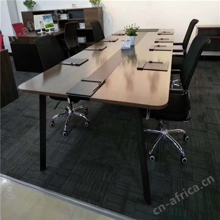 会议长条桌 木质长条桌 大办公会议桌椅厂家 旭峰家具 现货供应