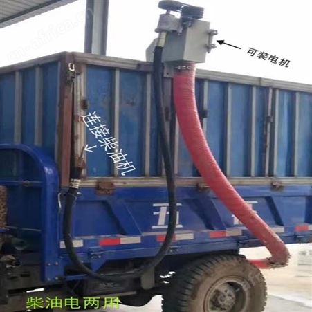 30米软蛟龙吸粮机益民中驱玉米装车抽粮机随车携带蛟龙提升机