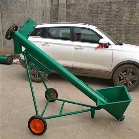 益民玉米螺旋上料机/图/220V玉米螺旋绞龙装车机