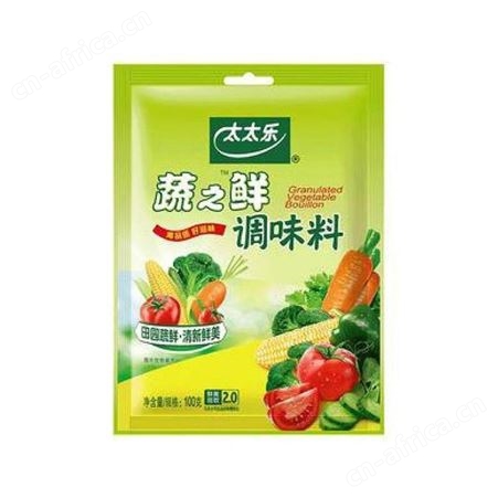 太太乐蔬之鲜调味料 100克*100袋/箱