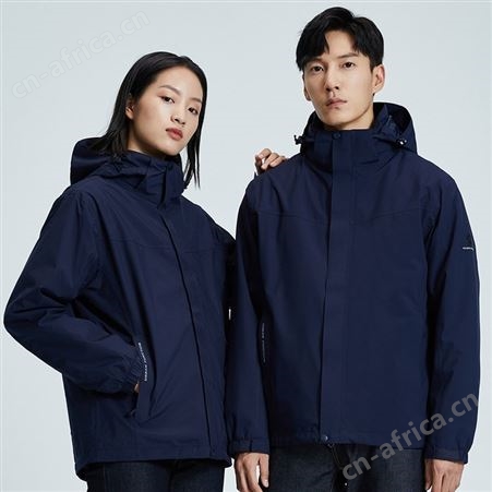 21冬新款600蓬三合一羽绒冲锋衣男防水保暖户外服女品质贴标