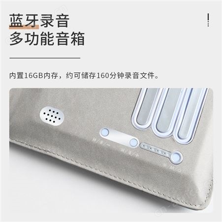 智能同步手写板指纹锁移动电源无线充电笔记本蓝牙录音记事活页本