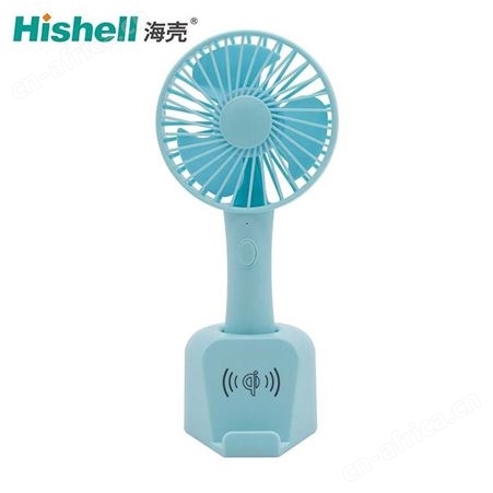 海壳懒人马卡龙风扇随身支架创意新品大风力风扇手持持久续航风扇