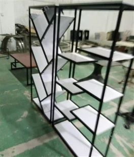 不锈钢货架展示架 饰品店展示柜 陈列架 宠物店不锈钢架