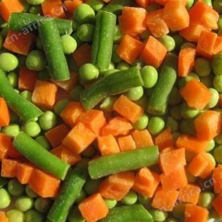绿拓食品成品速冻混合菜 玉米粒混合青豌豆胡萝卜什锦菜炒饭原料