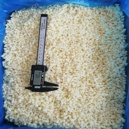 绿拓切好成品调味用优质速冻蒜丁片质量保障