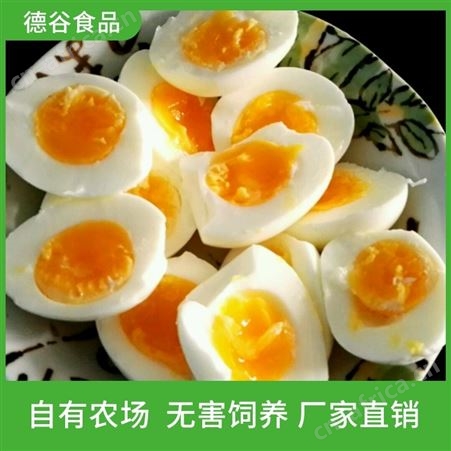 生产加工_温泉蛋_溏心鸡蛋_德谷食品_日期新鲜