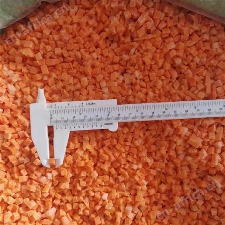厂家供应成品速冻胡萝卜丁 冷冻蔬菜食品量多从优 绿拓食品
