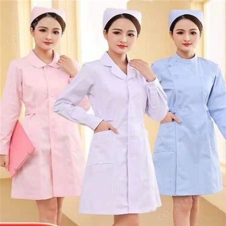 工作服 女款大学生实验服 常年供应 烁亿纺织