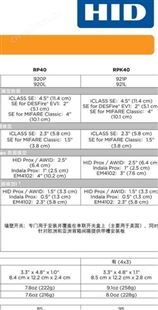 HID读卡器SER40 HID门禁  一体机 SER40读卡器