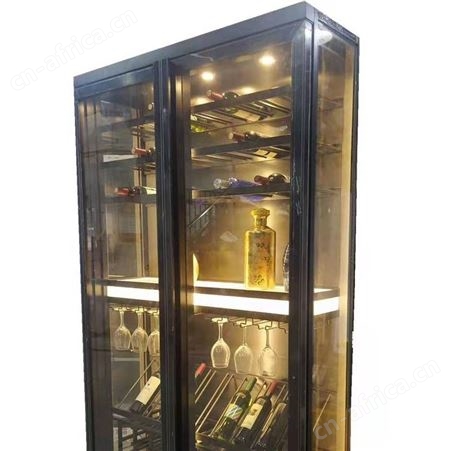 简约不锈钢酒柜 宜春钛金不锈钢酒柜酒架