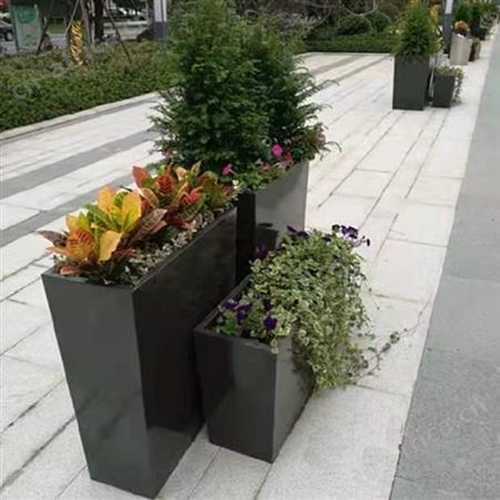 酒店不锈钢花盆 创意花盆加工 广东不锈钢花箱厂家