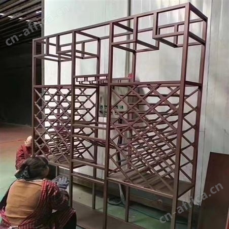 钛金不锈钢酒柜酒架 杭州酒吧不锈钢常温酒架直供