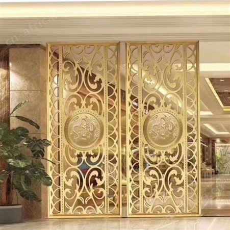定制不锈钢隔断 海口铝雕屏风