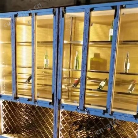 轻奢不锈钢酒柜定制 昭通个人定制款酒柜