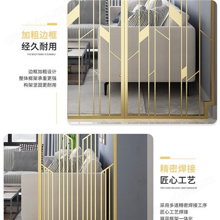铝雕屏风 杭州玫瑰金不锈钢隔断