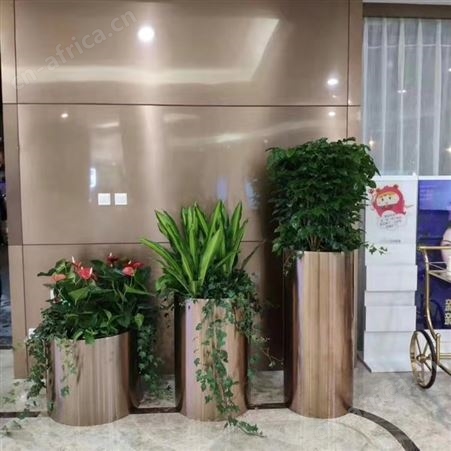 中式景观花盆 济南圆形不锈钢花盆加工厂