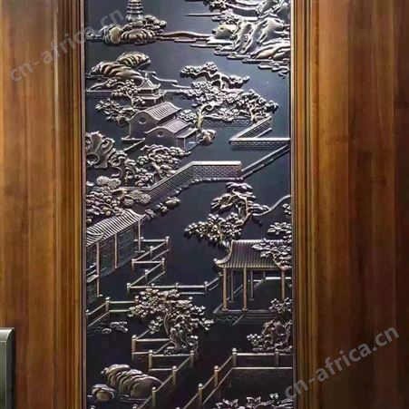 酒店商场门牌号 无锡金属古铜装饰壁画