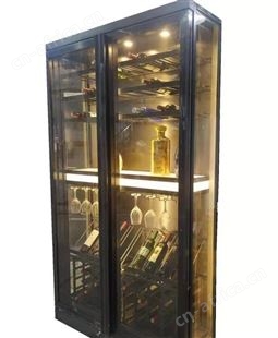 新中式不锈钢酒柜 昆明简约不锈钢酒柜供应