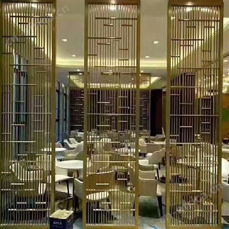 定制不锈钢隔断 海口铝雕屏风