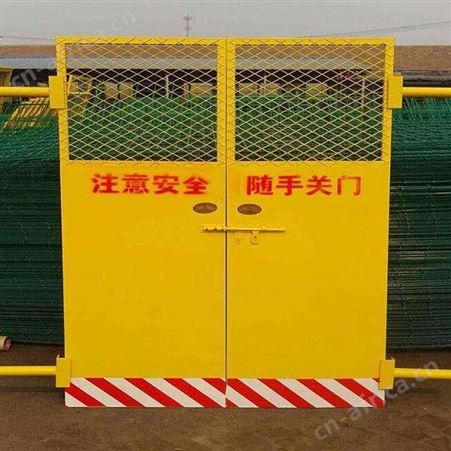 楼层通道防撞电梯门 烨钏电梯安全门供应商