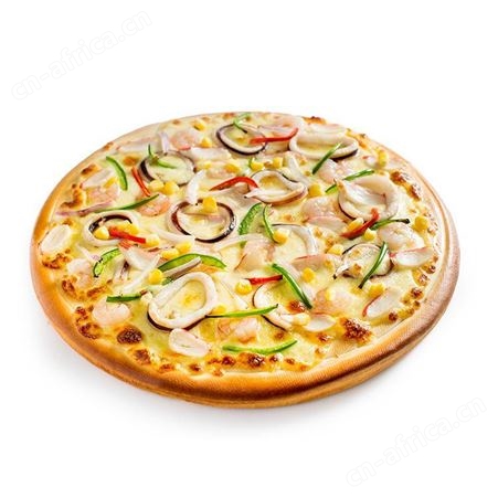 昆明餐饮食材 鑫美臣海鲜披萨9寸 冷冻半成品披萨 烘焙原料
