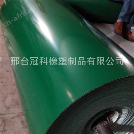冠科 GK-100 pvc工业皮带 绿平输送带  工业皮带