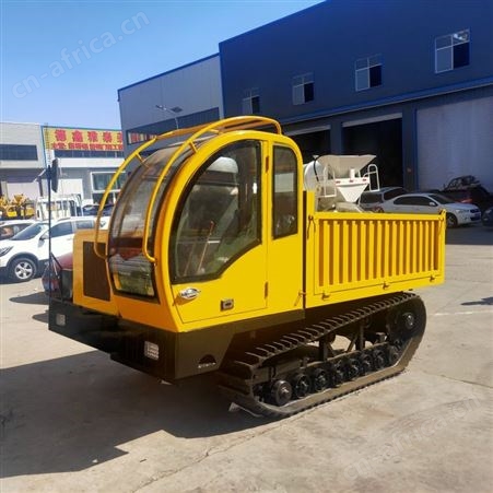 多地形小型农用搬运车 6吨自卸全地形沼泽车 水利工程履带自卸车