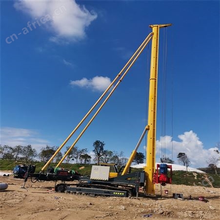 定做CFG灌浆打桩机 供应8米长螺旋钻孔机 郭工机械支腿式钻机