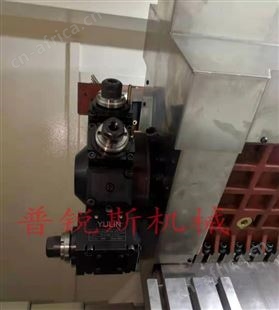 12工位伺服刀塔动力头 带尾座数控车床 丰钿车铣复合数控车
