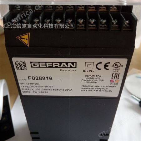 意大利GEFRAN杰佛伦控制器2400-0-W-4R-0-1 F028816
