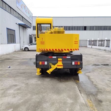 自制中小型6吨 12吨四不像吊车 创佳 农用工地建筑用六轮起重机