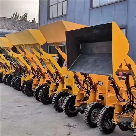 四轮驱动 工程前卸式电动小铲车 小型养殖场推土机