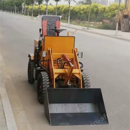 四轮驱动 工程前卸式电动小铲车 小型养殖场推土机