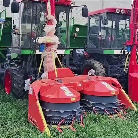 农作物收割 圆盘式悬挂牧草收获机 小型秸秆粉碎青储机