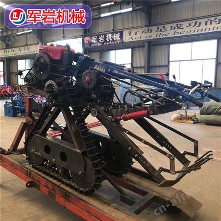 青州军岩 供应新型起葱机 大葱收获机厂家 挖葱机图片